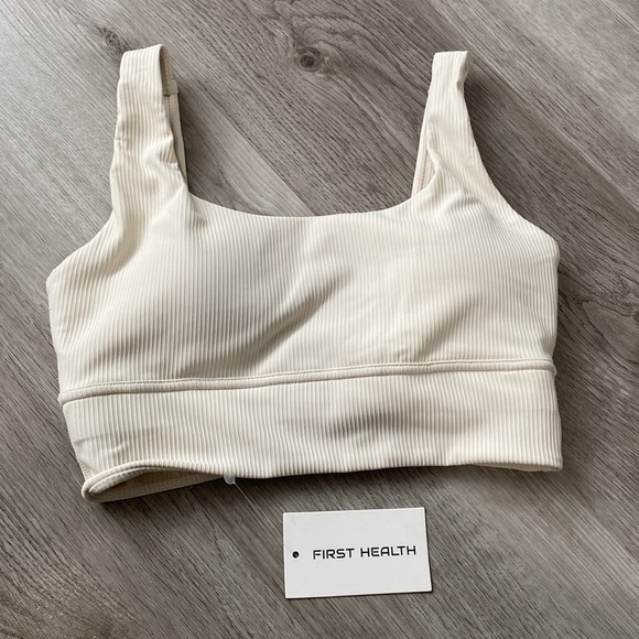 FIRST HEALTH APPAREL RIBBED SPORTS BRA - Picture 3 of 6